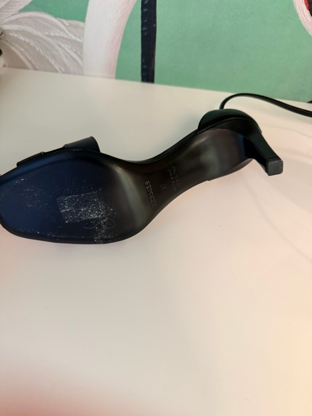 Hermes Black Leather High Heel Sandals - Picture 10 of 10